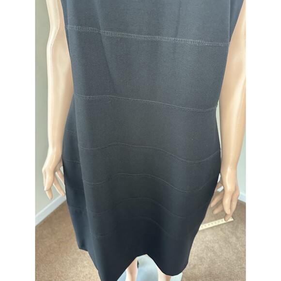 CALVIN KLEIN Sheath Dress Black Sleeveless  Womens Sz 12 NWT Classic - Picture 6 of 16